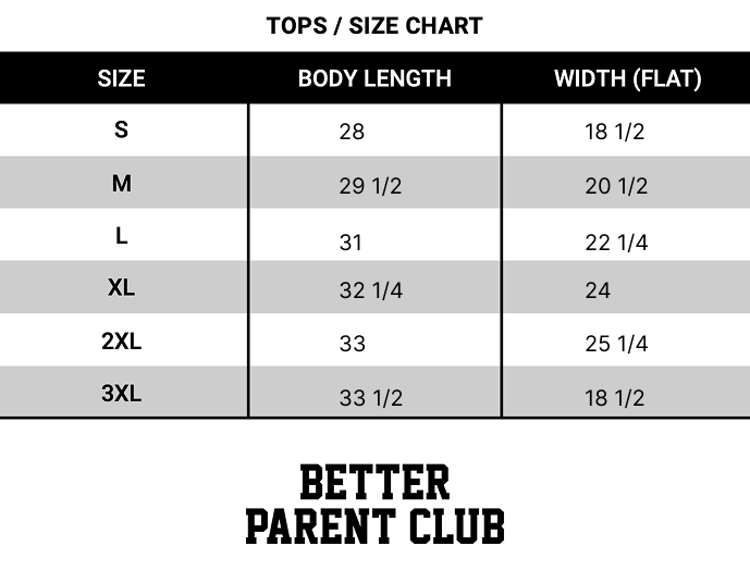 B4 Better Parent Club Natural Staple Tee