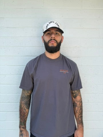 Better Parents Brighter Futures Pigment Dyed Charcoal Tee